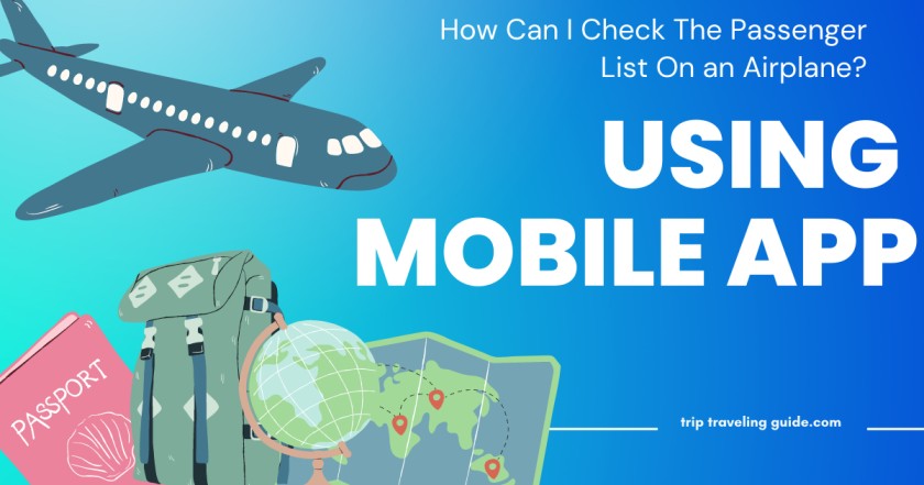 How Can I Check The Passenger List On an Airplane?