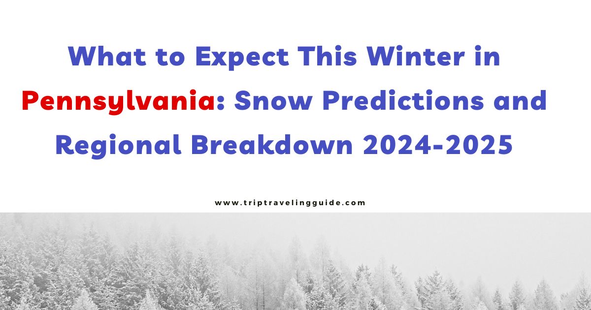 What to Expect This Winter in Pennsylvania Snow Predictions and